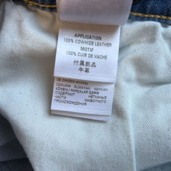 DSQUARED2 Kids Blue Slim Straight Leg Intentionally Distressed Ripped Jeans - Picture 7 of 8